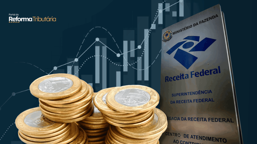 Símbolo de porcentagem e dinheiro representando imposto de renda