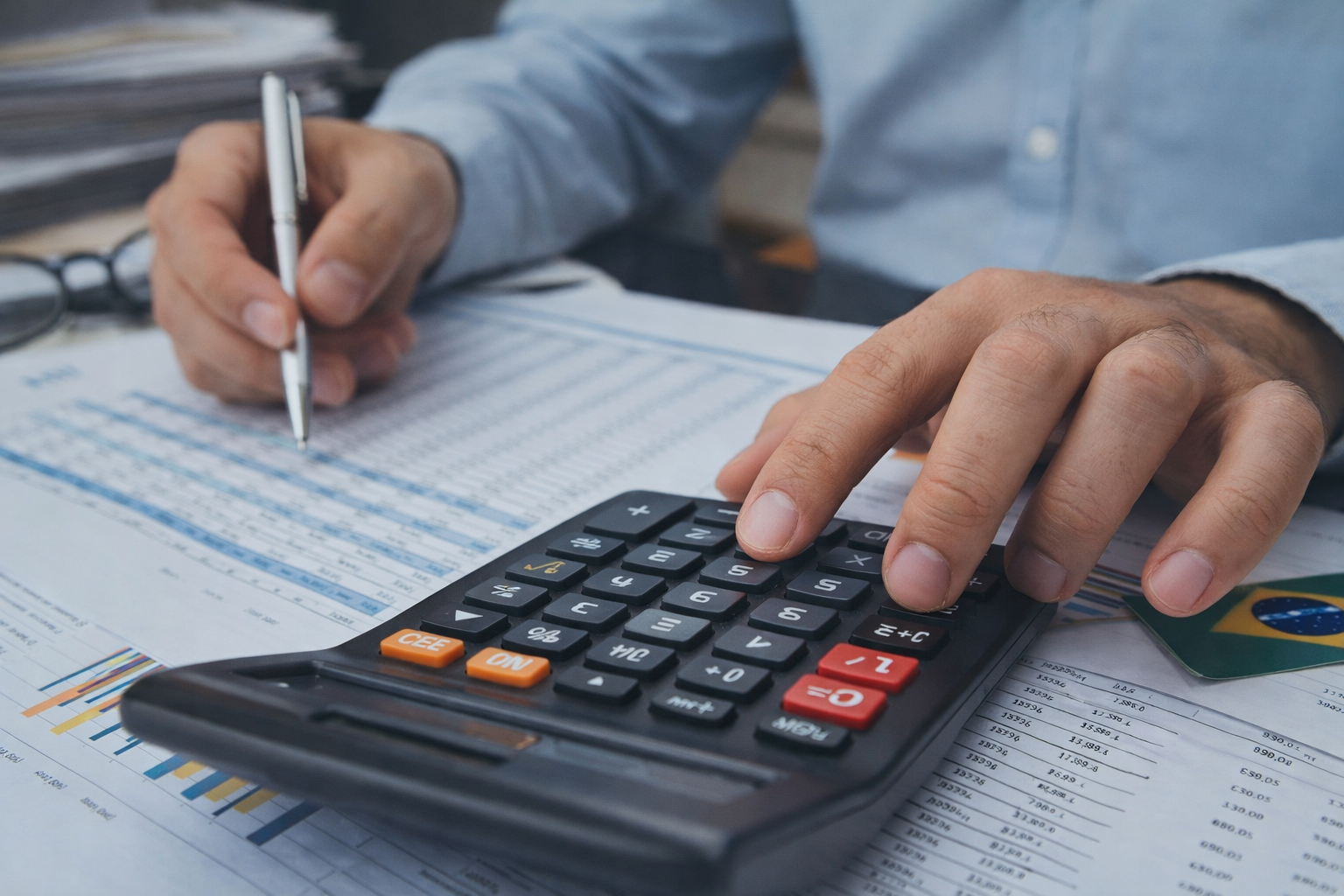 Calendário marcando o ano de 2027 com foco na reforma tributária